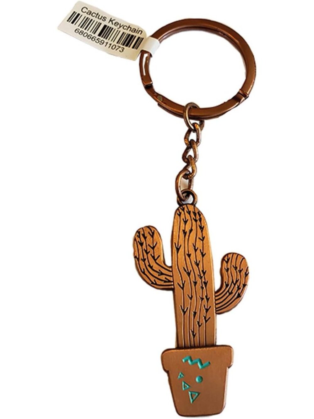 Arizona Keychain Bronze - Southwest Gift Idea - Arizona Souvenir Gift - Metal Ke
